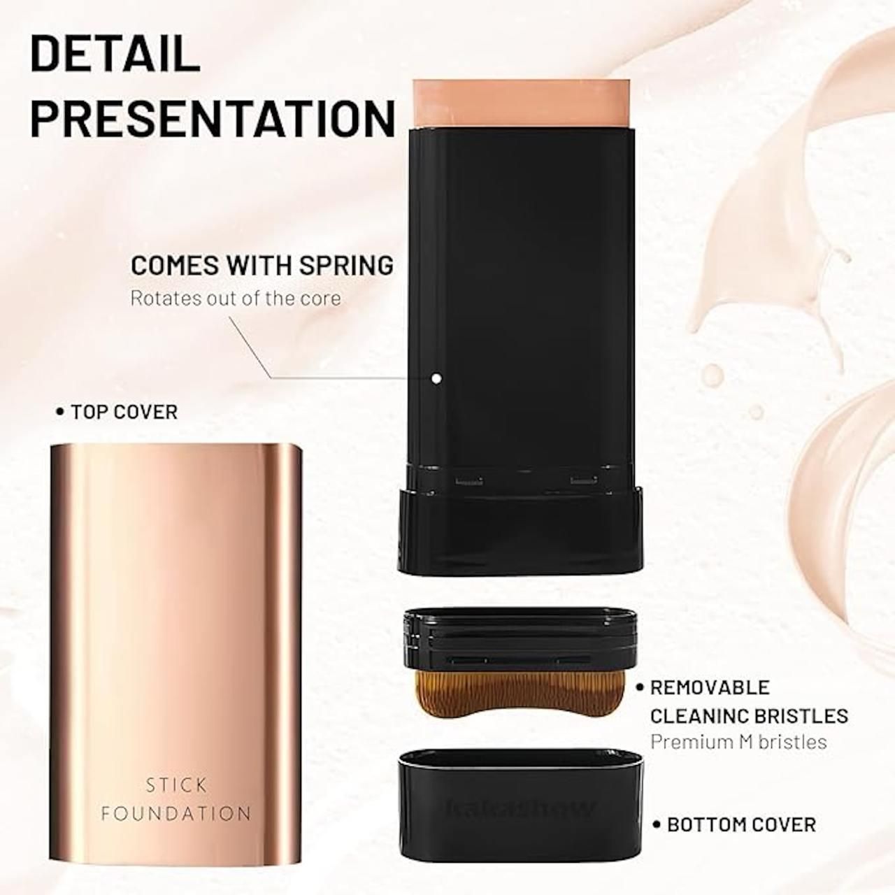Double Head Foundatio🎁2025 Hot Sale💕 Hwaryeohan 화려한 - Korean 2 in 1 Glass Skin Foundation Stick (Imported Skincare)n Make Up Stick