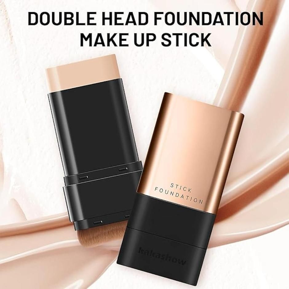Double Head Foundatio🎁2025 Hot Sale💕 Hwaryeohan 화려한 - Korean 2 in 1 Glass Skin Foundation Stick (Imported Skincare)n Make Up Stick