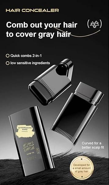 Instant Hair Color Stick with Built-In Comb