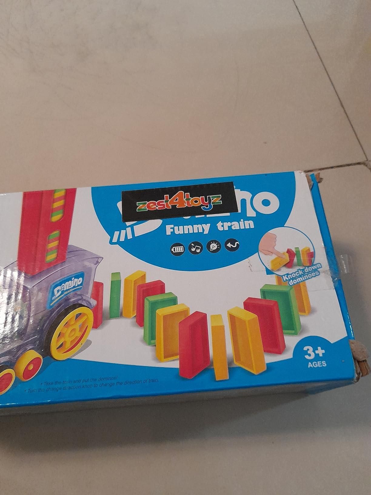 Domino Dash Train: Kids Educational Toy with Light & Sound