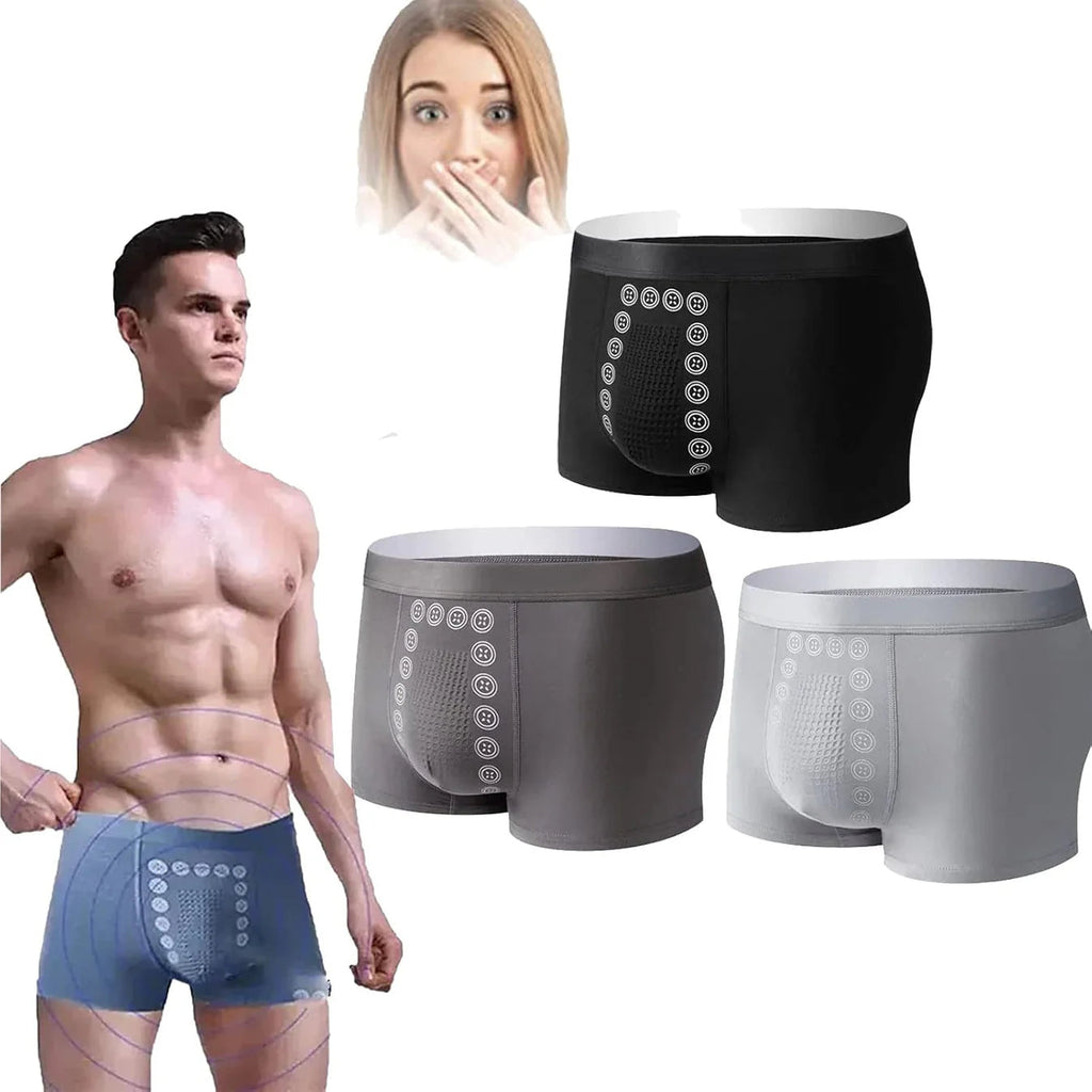 (BUY 1 GET 2 FREE) MAGNAMEN® - Magic Magnetic Underwear for Men's Care
